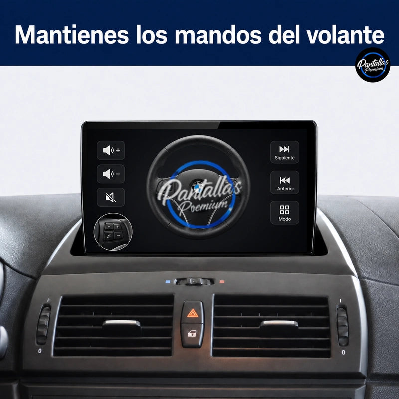 Radio pantalla CarPlay y Android Auto para BMW X3 E83 - foto 6