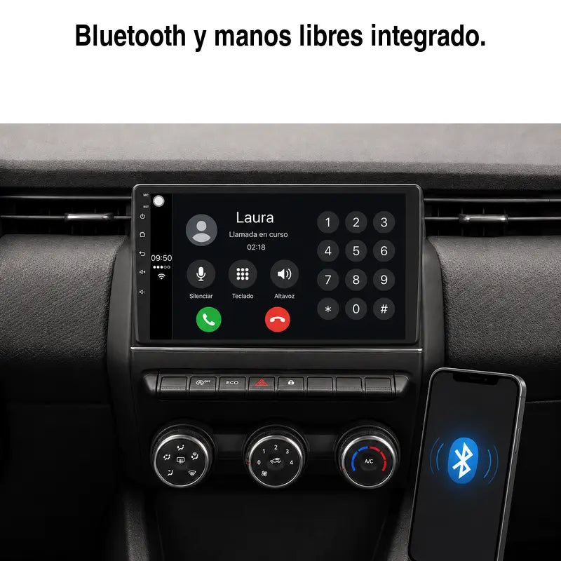 Radio pantalla CarPlay y Android Auto para Renault Clio 5 2019-2024 - foto 7