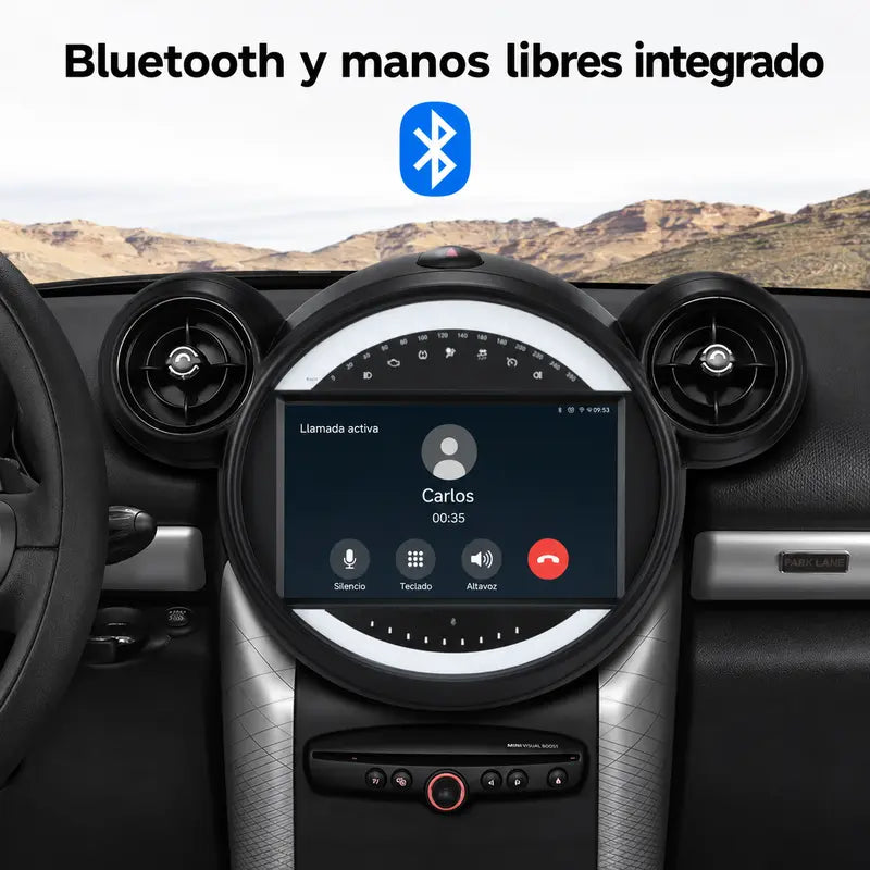 Radio pantalla CarPlay y Android Auto para BMW Mini Cooper Countryman R56 R60 2010-2016 - foto 7