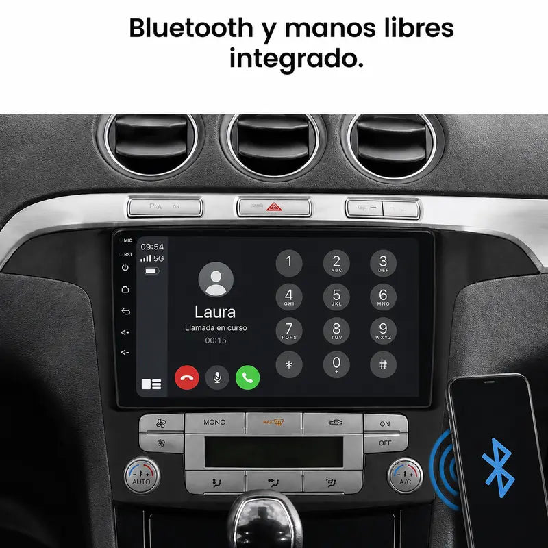 Radio pantalla CarPlay y Android Auto para Ford S Max 2007-2015 - foto 7