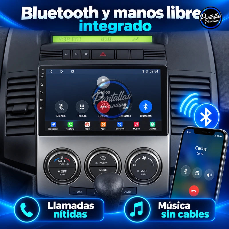 Radio pantalla CarPlay y Android Auto para Mazda 5 2005 - foto 8