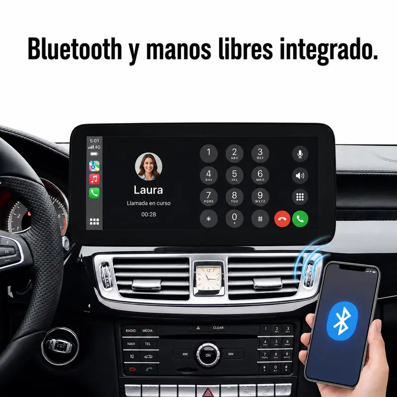 Radio pantalla CarPlay y Android Auto para Mercedes Benz CLS W218 2009-2015 - foto 8