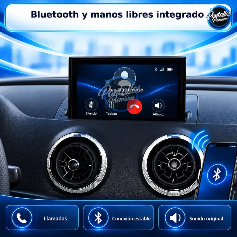 Audi A3 Bluetooth y manos libres integrado