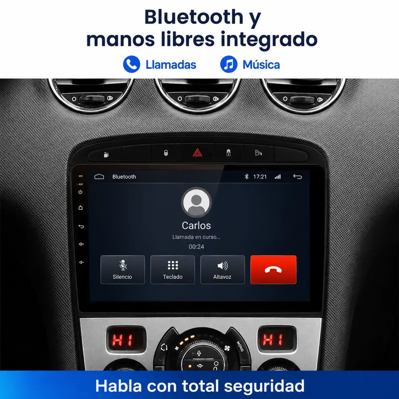 Radio pantalla CarPlay y Android Auto para Peugeot 308 408 2012-2020 - foto 7
