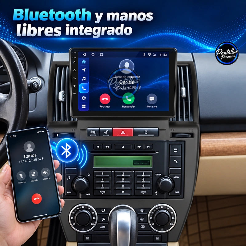 Land Rover Freelander 2 2006-2012 - Radio Pantalla Carplay y Android Auto