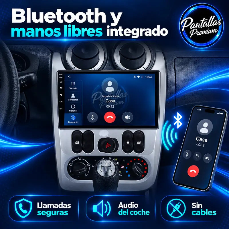 Bluetooth y manos libres integrado