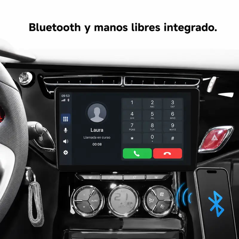 Radio pantalla CarPlay y Android Auto para Citroen C3 DS3 2010-2017 - foto 7