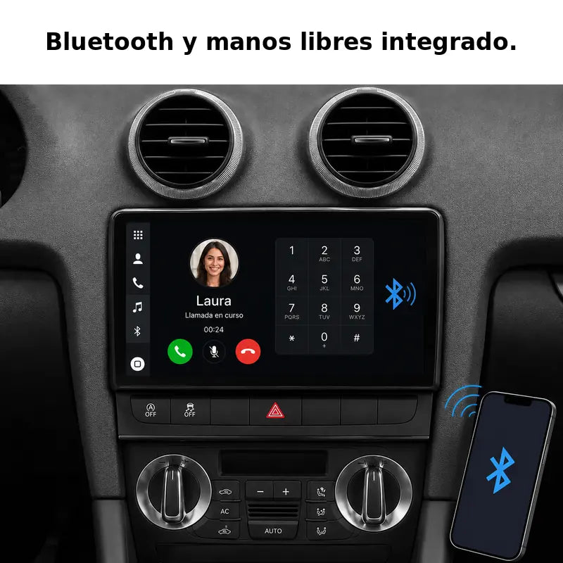 Radio pantalla CarPlay y Android Auto para Audi A3 8p - foto 7