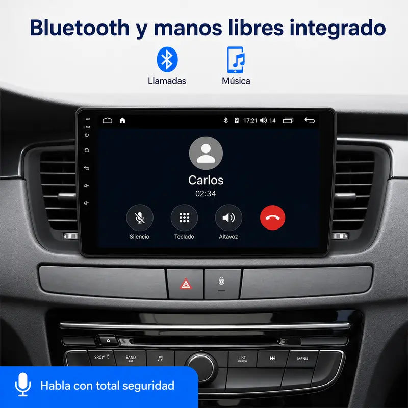 Radio pantalla CarPlay y Android Auto para Peugeot 508 - foto 7