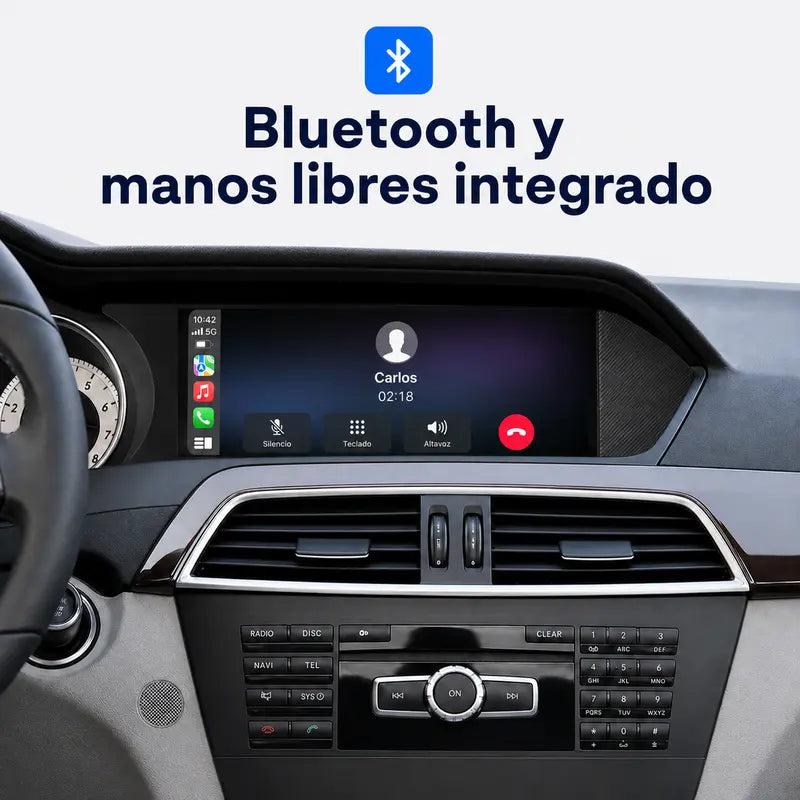 Radio pantalla CarPlay y Android Auto para Mercedes-Benz Clase C W204 S204 2007-2015 - foto 9