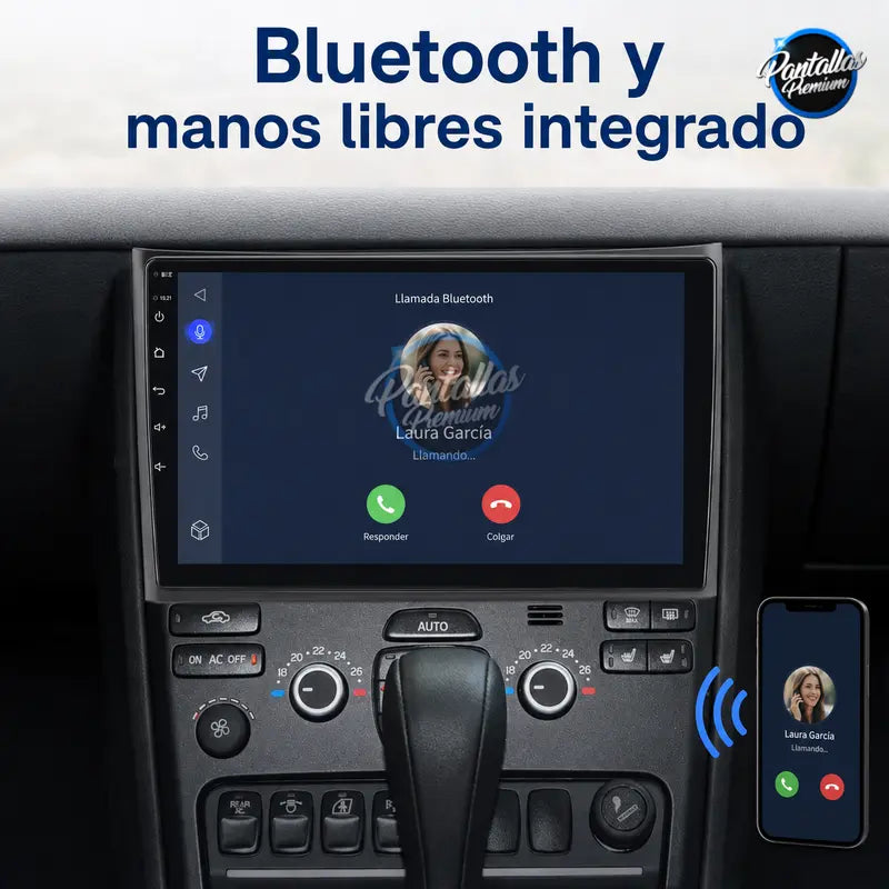 Radio pantalla CarPlay y Android Auto para VOLVO XC90 2004-2014 Versión Inferior - foto 8