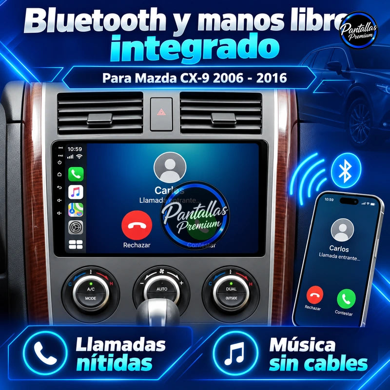 Radio pantalla CarPlay y Android Auto para Mazda CX9 2006-2016 - foto 8
