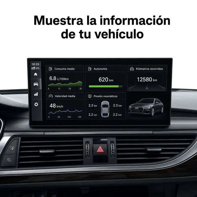 Radio pantalla CarPlay y Android Auto para Audi A6 C7 y A7 (2011-2019) - foto 7
