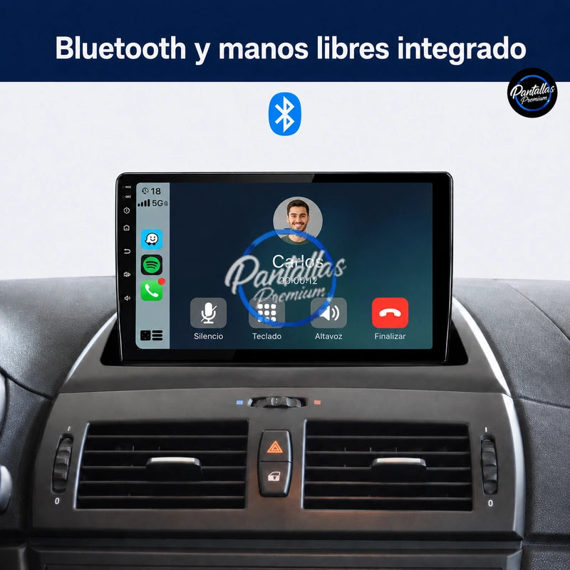 Radio pantalla CarPlay y Android Auto para BMW X3 E83 - foto 7
