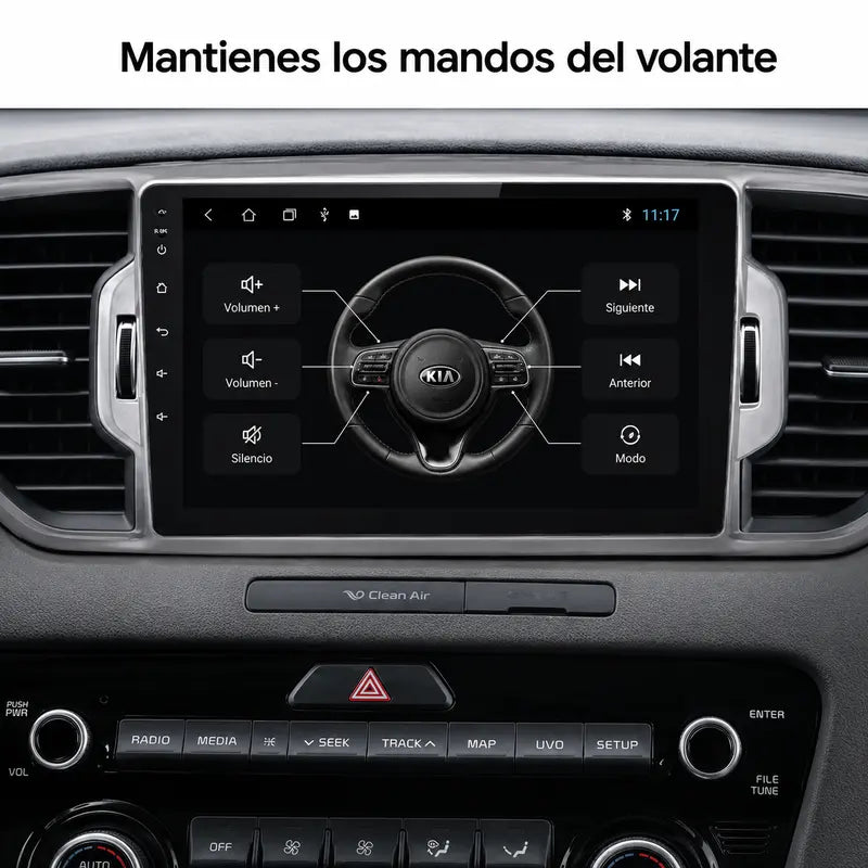 Radio pantalla CarPlay y Android Auto para KIA Sportage 4 2016-2018 - foto 10