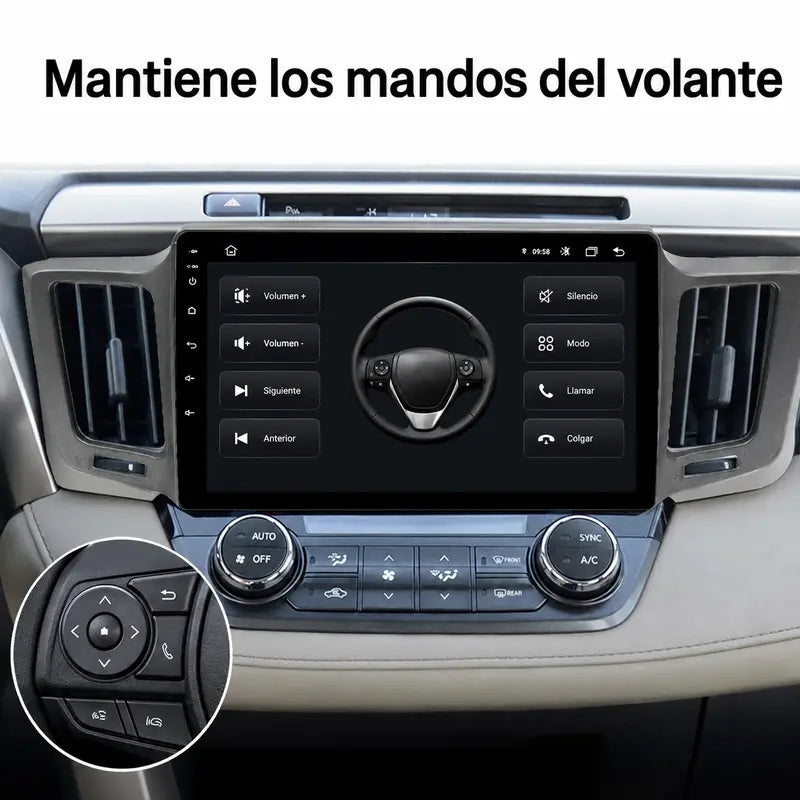 Radio pantalla CarPlay y Android Auto para Toyota RAV4 RAV 4 2012-2018 - foto 9