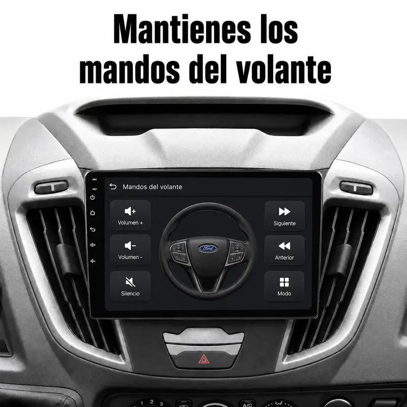 Radio pantalla CarPlay y Android Auto para Ford Transit Tourneo Courier 2012-2018 - foto 8