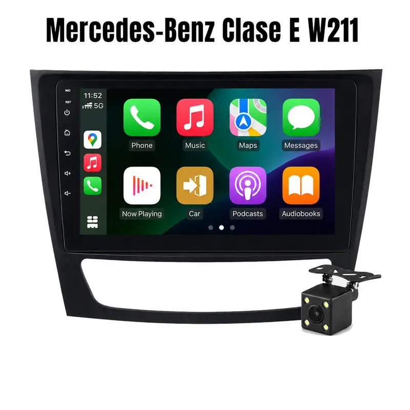 Radio pantalla CarPlay y Android Auto para Mercedes-Benz W211 E300
