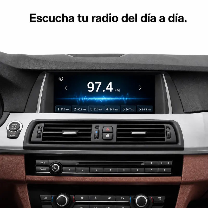 Radio pantalla CarPlay y Android Auto para BMW Serie 5 F10 F11 2011-2018 - foto 8