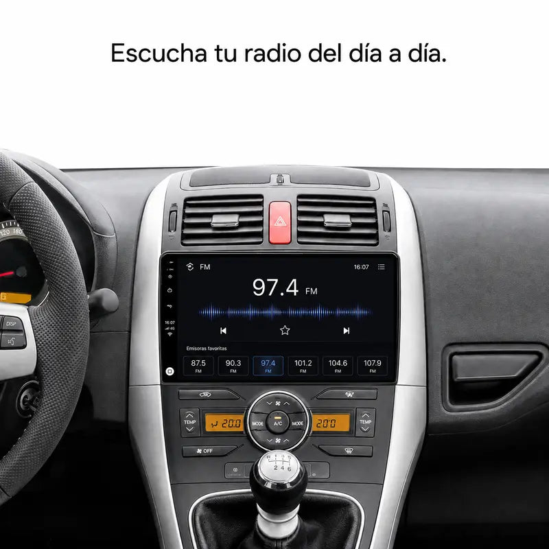 Radio pantalla CarPlay y Android Auto para Toyota Corolla Auris E150 2004-2013 - foto 8