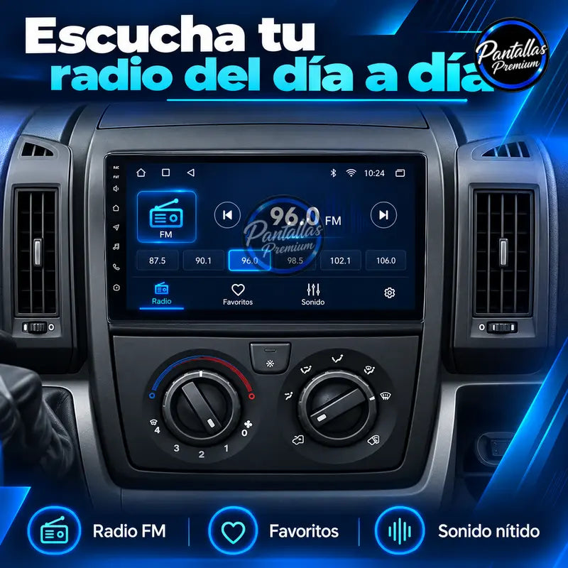 Fiat Ducato Peugeot Boxer Citroën Jumper X250 radio FM