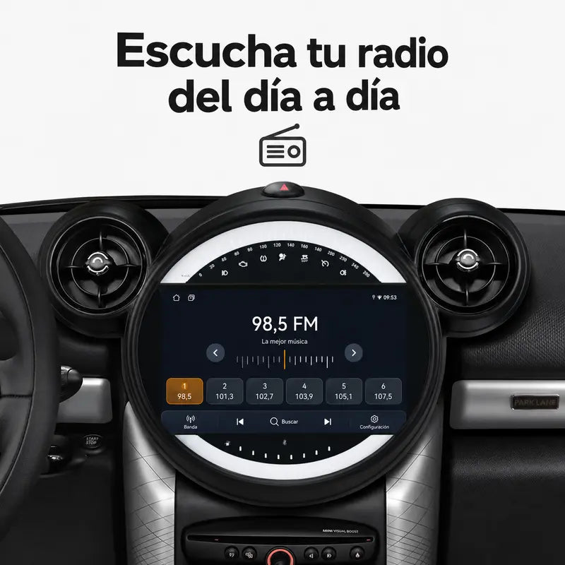 Radio pantalla CarPlay y Android Auto para BMW Mini Cooper Countryman R56 R60 2010-2016 - foto 8