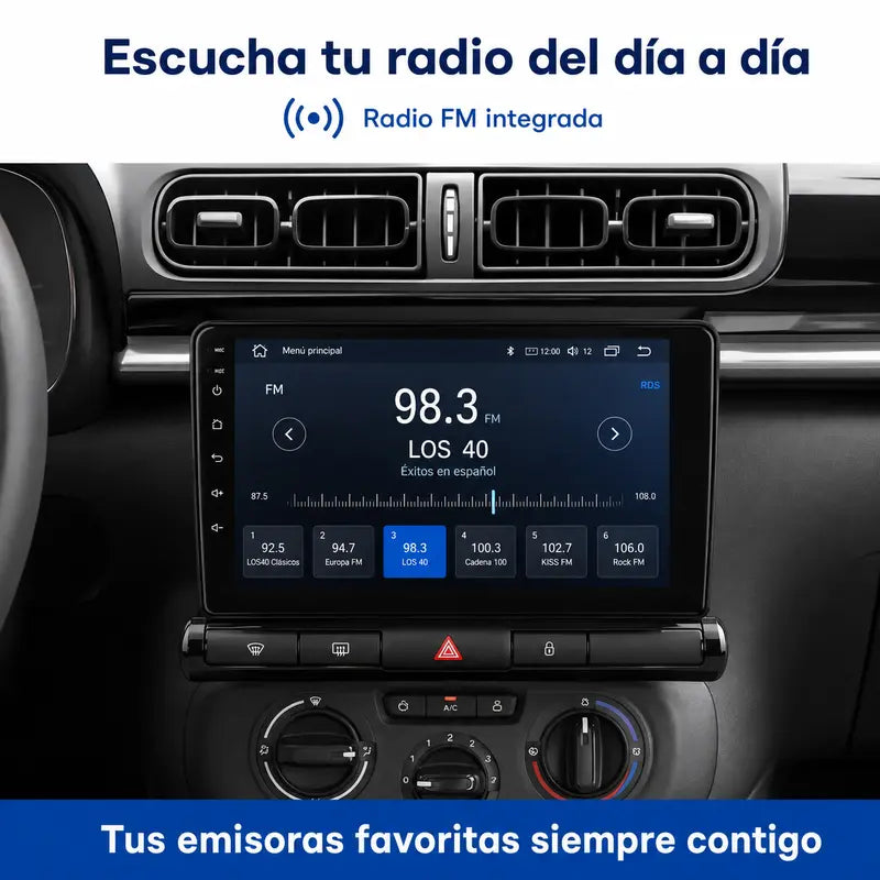 Radio pantalla CarPlay y Android Auto para Citroen C3 C4 Aircross 2017-2023 - foto 8