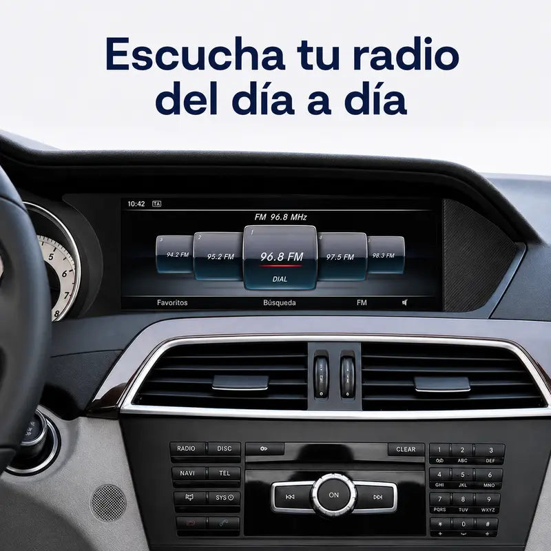 Radio pantalla CarPlay y Android Auto para Mercedes-Benz Clase C W204 S204 2007-2015 - foto 10