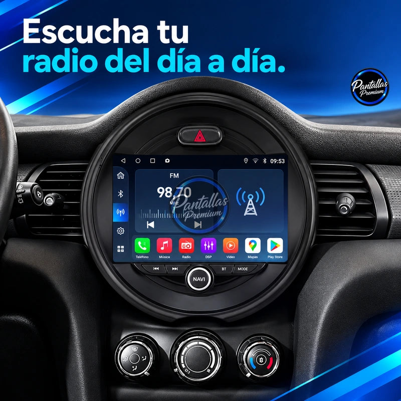 BMW Mini F54 F56 2014-2020 - Radio Pantalla Carplay y Android Auto