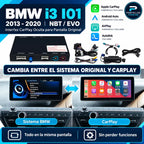 Cambio entre sistema original BMW y CarPlay BMW i3 I01