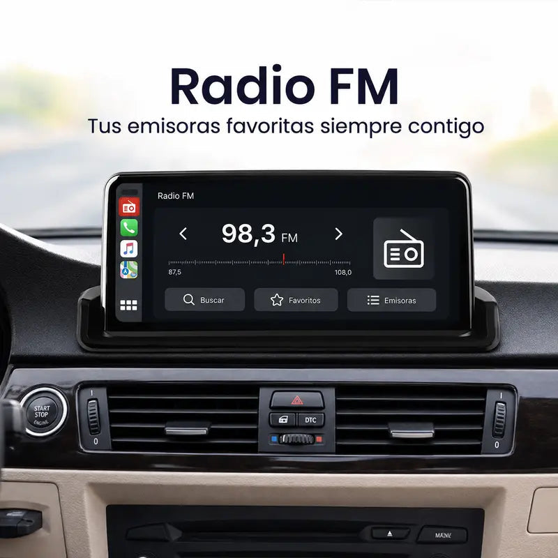 Radio pantalla CarPlay y Android Auto para BMW E90 E91 E92 E93 2005-2012 - foto 8