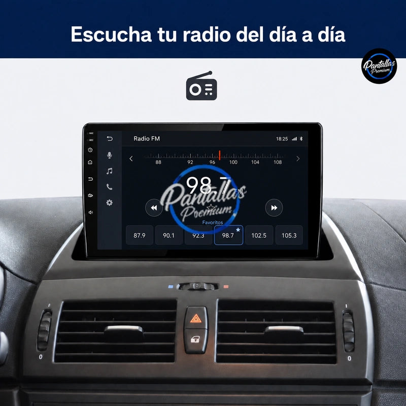 Radio pantalla CarPlay y Android Auto para BMW X3 E83 - foto 8
