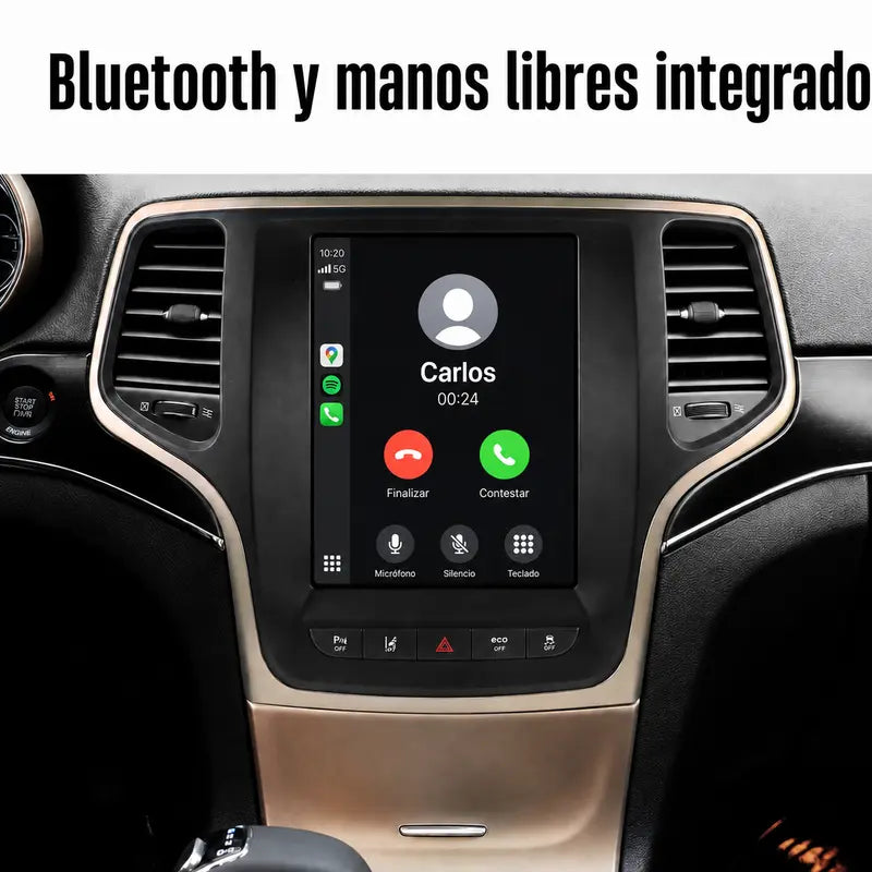 Radio Pantalla CarPlay y Android Auto para Jeep Grand Cherokee 2013-2023