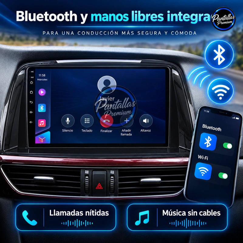 Radio pantalla CarPlay y Android Auto para Mazda 6 2012-2017 - foto 7