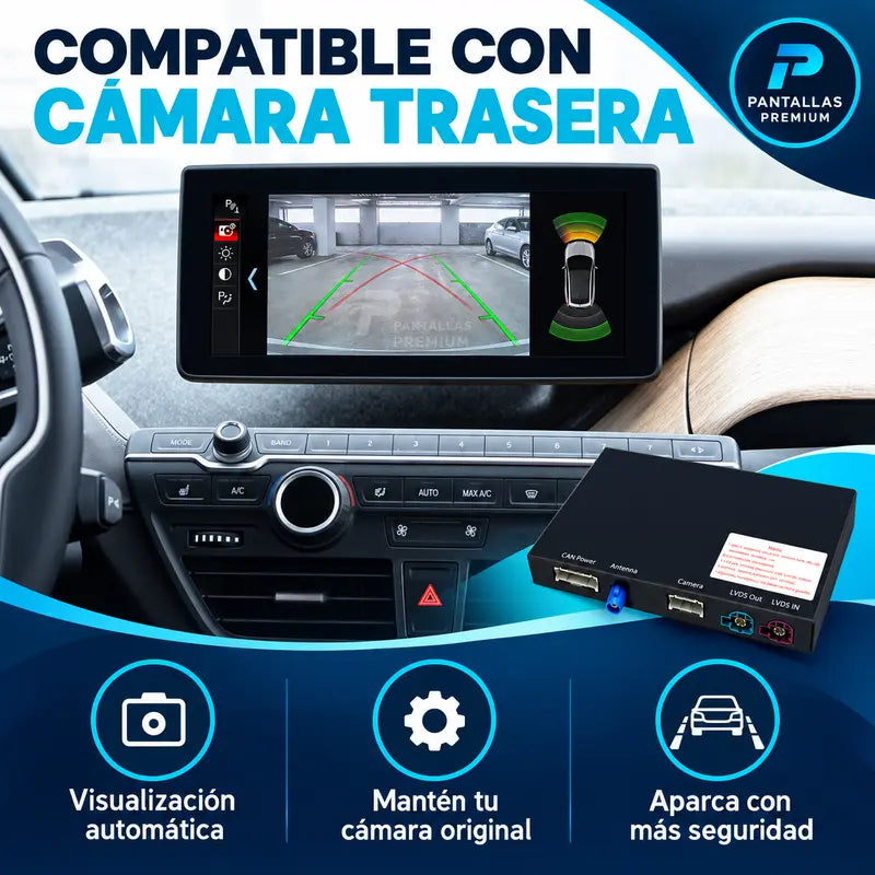 Compatibilidad con cámara trasera BMW i3 I01