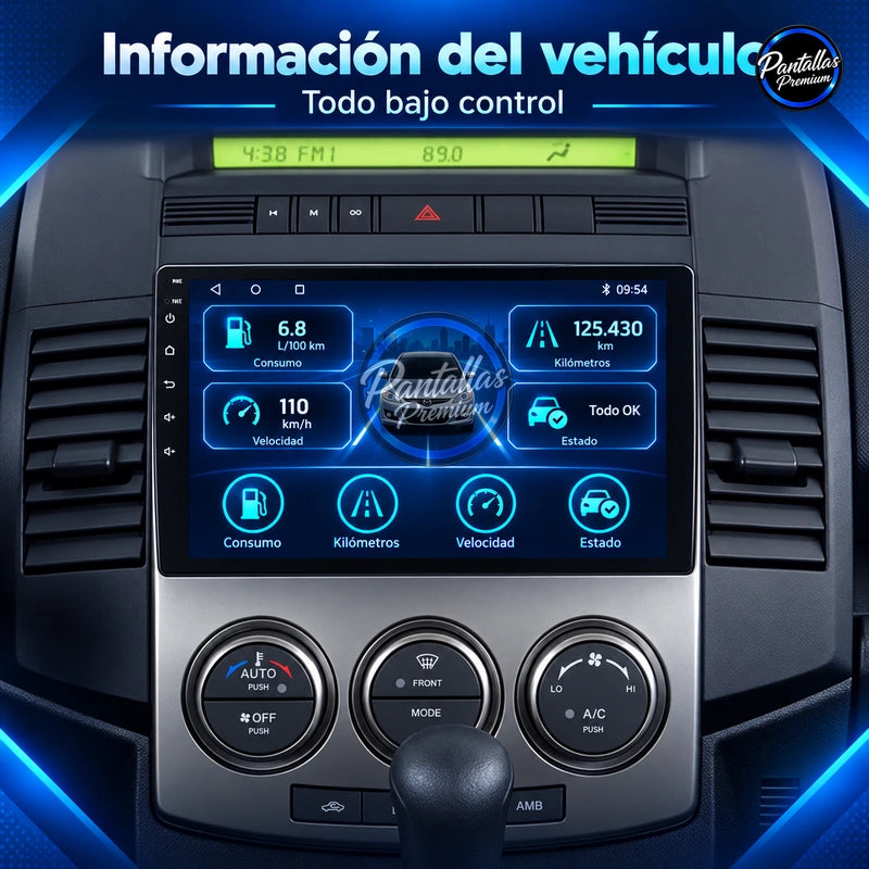 Radio pantalla CarPlay y Android Auto para Mazda 5 2005 - foto 10