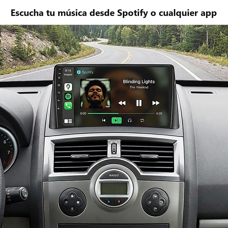 Radio pantalla CarPlay y Android Auto para Renault Megane 2002-2009 - foto 9