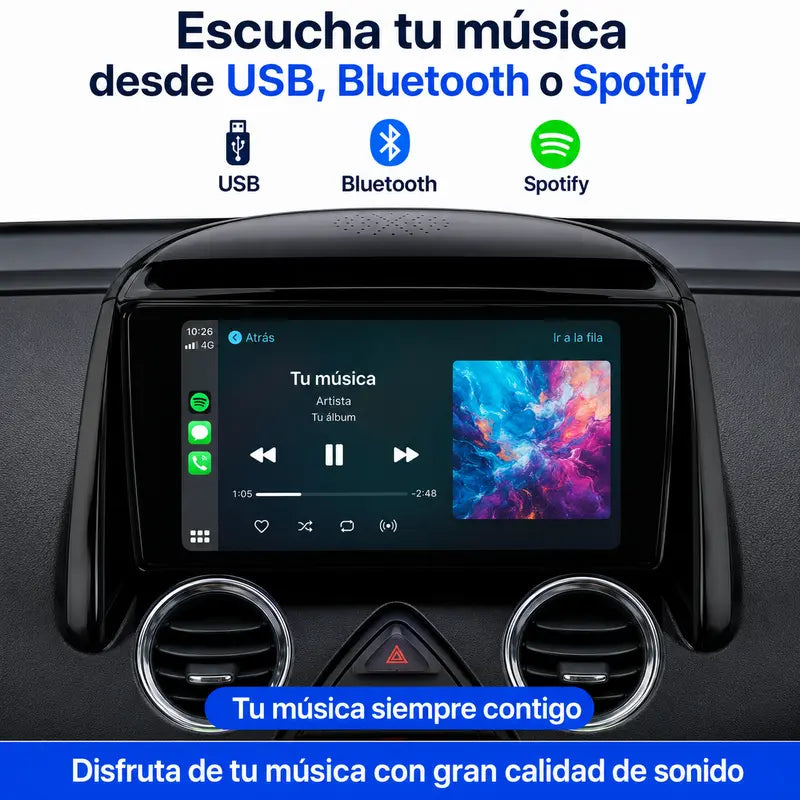 Radio pantalla CarPlay y Android Auto para Renault Koleos 2008-2016 - foto 9
