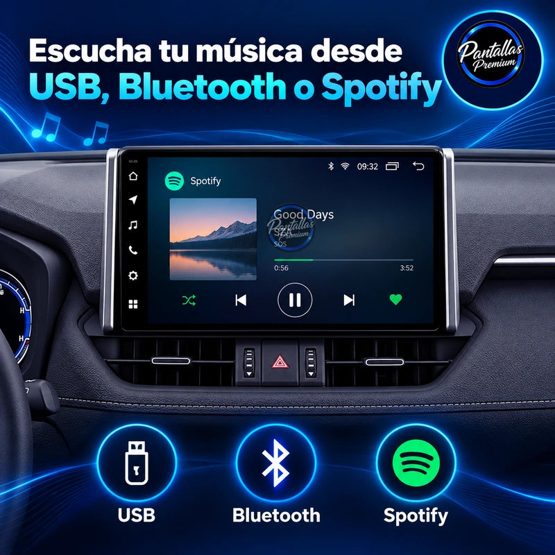 Toyota Rav 4 2018-2022 - Radio Pantalla Carplay y Android Auto