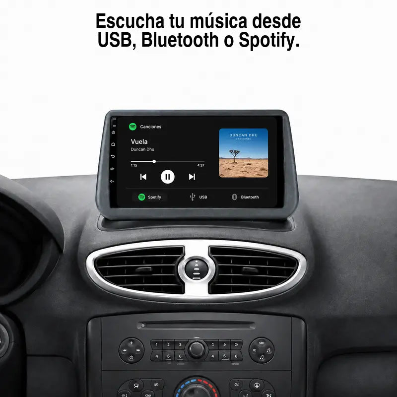Radio pantalla CarPlay y Android Auto para Renault Clio 3 2005-2014 - foto 9