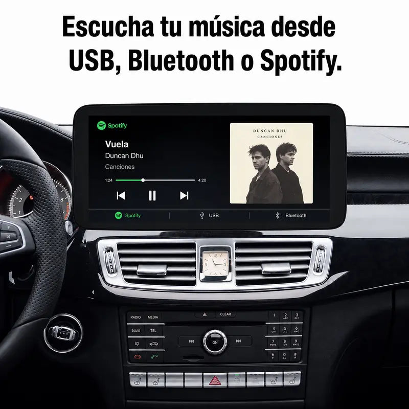 Radio pantalla CarPlay y Android Auto para Mercedes Benz CLS W218 2009-2015 - foto 10
