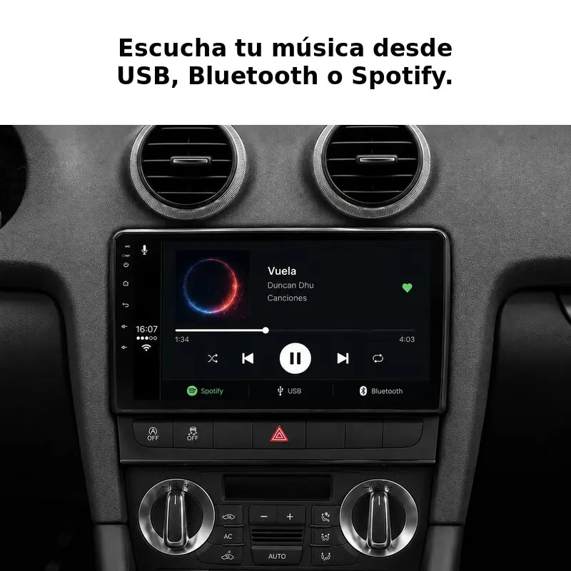 Radio pantalla CarPlay y Android Auto para Audi A3 8p - foto 9