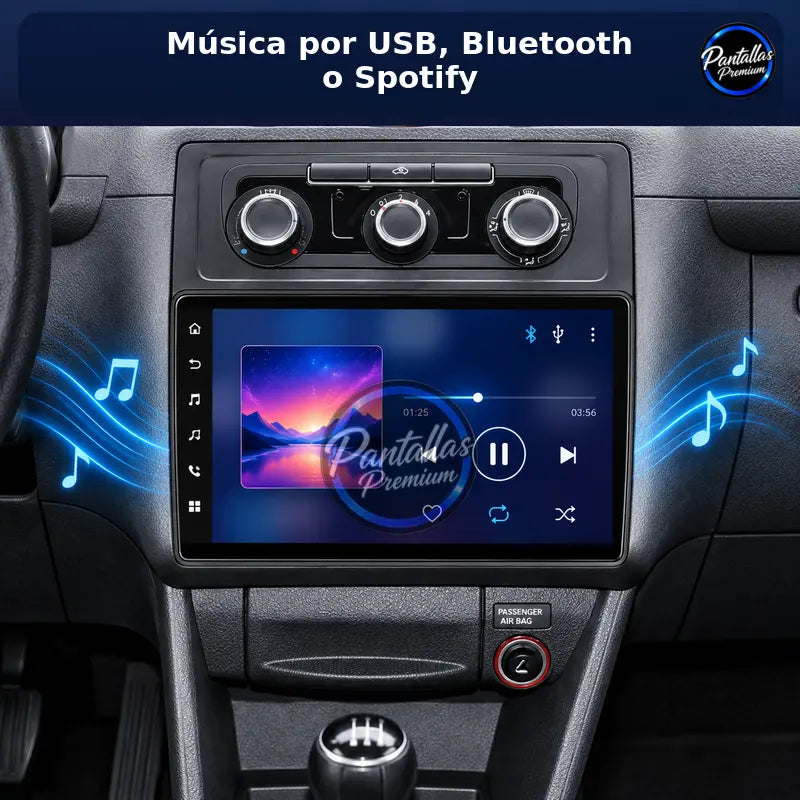Música por USB Bluetooth y Spotify Volkswagen Caddy 2K