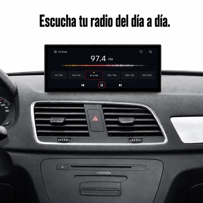 Audi Q3 Linux 2013-2018 - Radio Pantalla Carplay y Android Auto