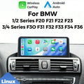 BMW Serie 1 2 3 4 F20 F21 F22 F30 F31 F32 F33 Radio Pantalla Carplay Linux