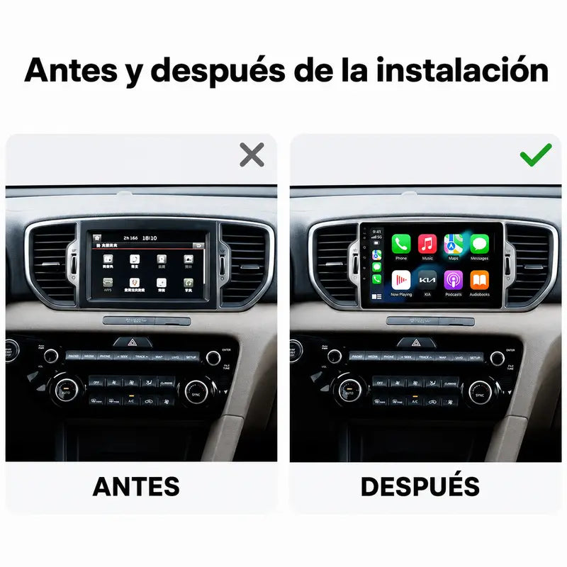 Radio pantalla CarPlay y Android Auto para KIA Sportage 4 2016-2018 - foto 2