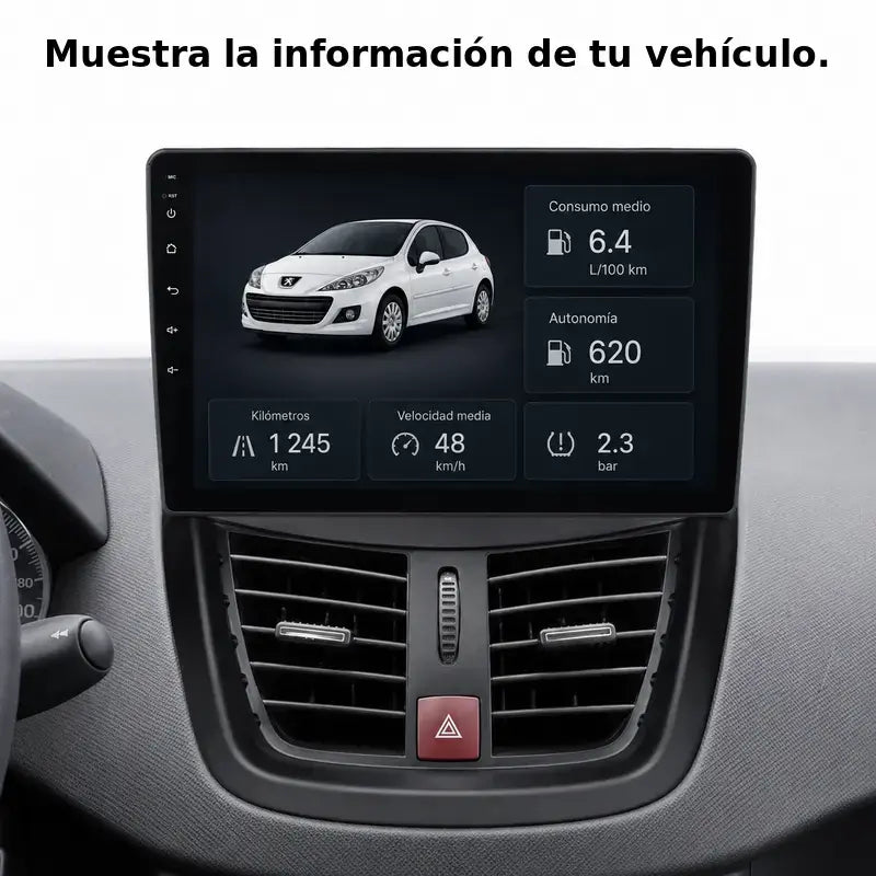 Radio pantalla CarPlay y Android Auto para Peugeot 207 2006-2015 - foto 10