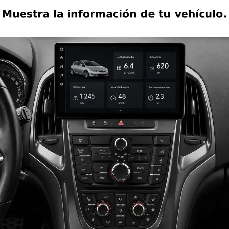Radio pantalla CarPlay y Android Auto para Opel Astra J 2009-2017 - foto 10