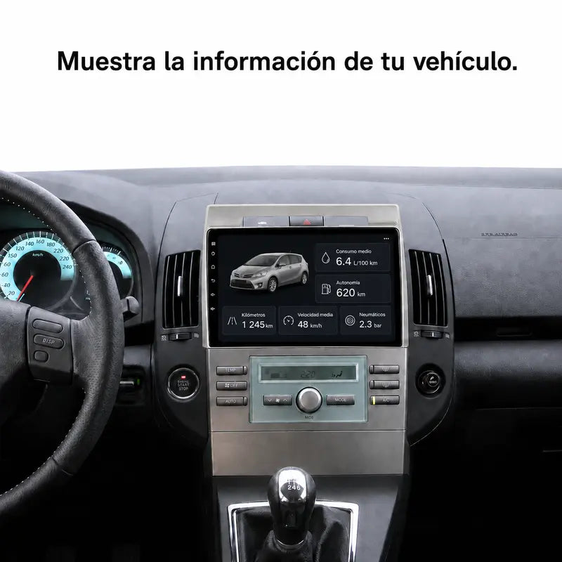 Radio pantalla CarPlay y Android Auto para Toyota Verso 2004-2009 - foto 10