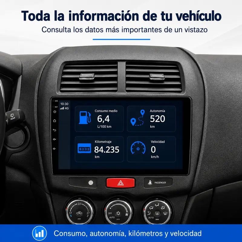 Radio pantalla CarPlay y Android Auto para Mitsubishi ASX1 Citroen C4 Aircoss Peugeot 4008 - foto 10
